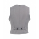 Gilet in twill grigio chiaro