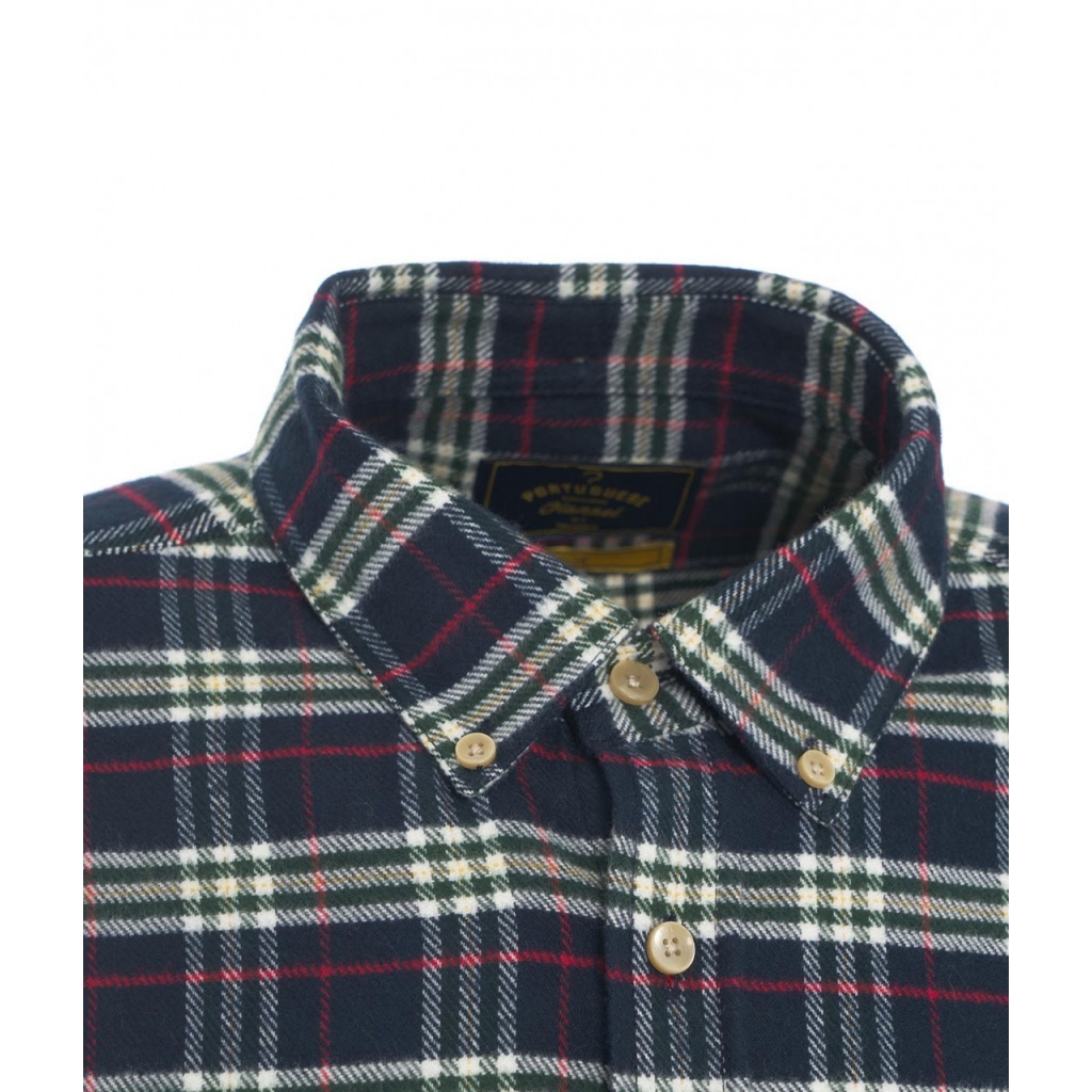 Camicia lumberjack Lamo blu scuro