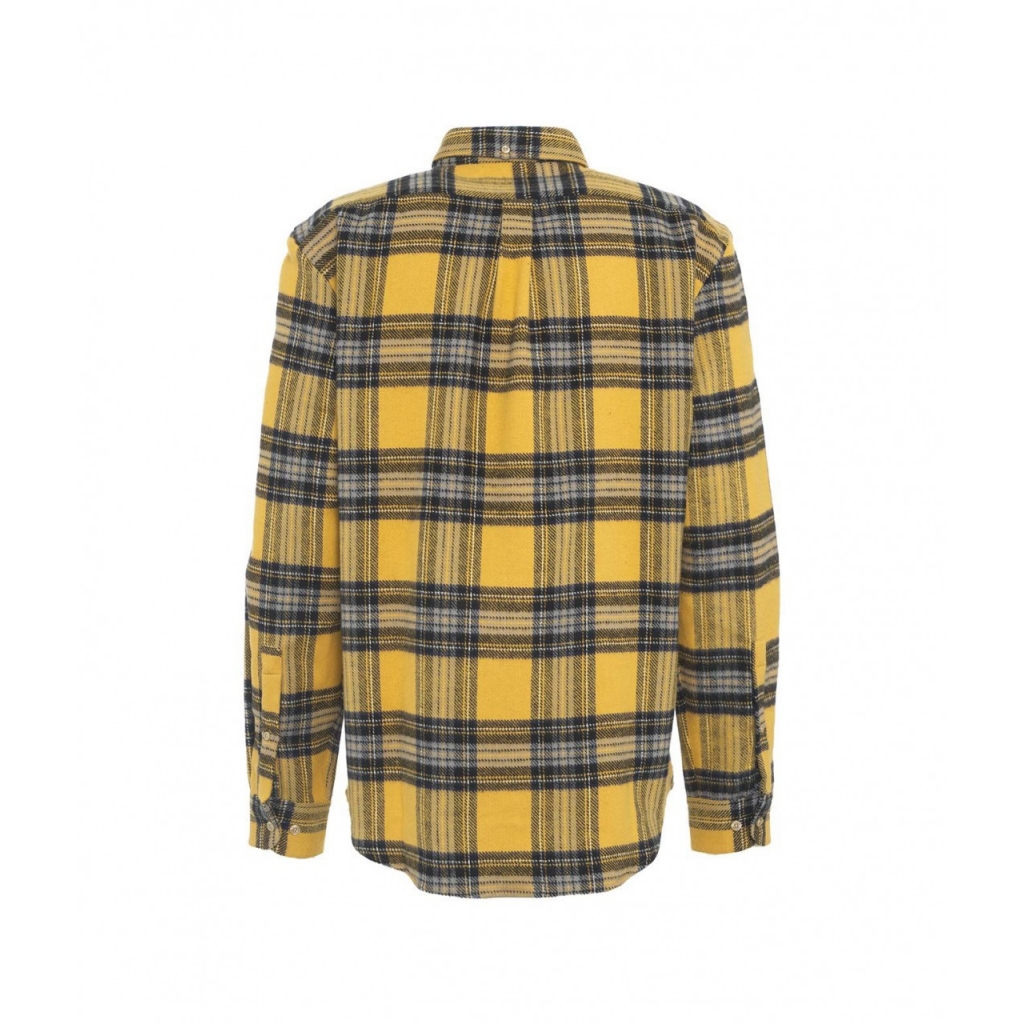 Camicia lumberjack Faru giallo