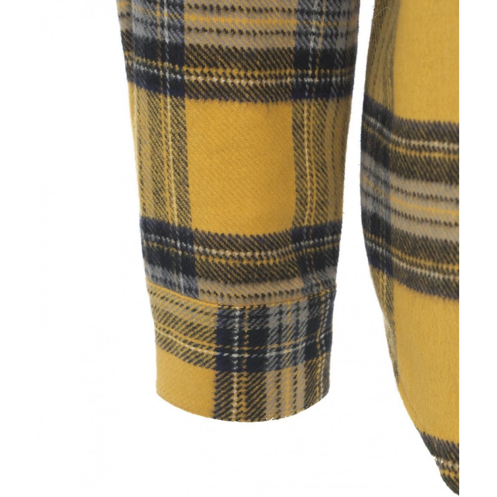 Camicia lumberjack Faru giallo