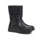 Stivali biker in pelle Cleo 34 nero