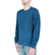 Maglia Sun 68 Uomo Round Vintage Plain 83 BLU PROFONDO