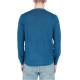 Maglia Sun 68 Uomo Round Vintage Plain 83 BLU PROFONDO