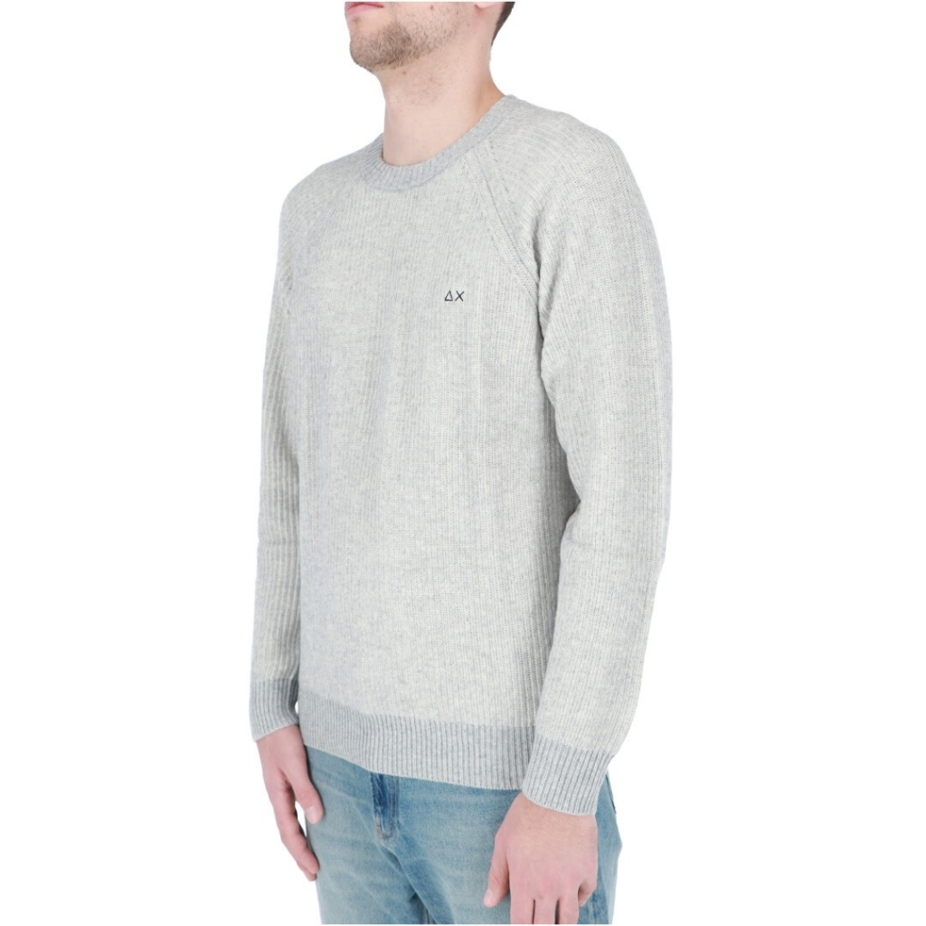 Maglia Sun 68 Uomo Round English Knit 34 GRIGIO MEDIO