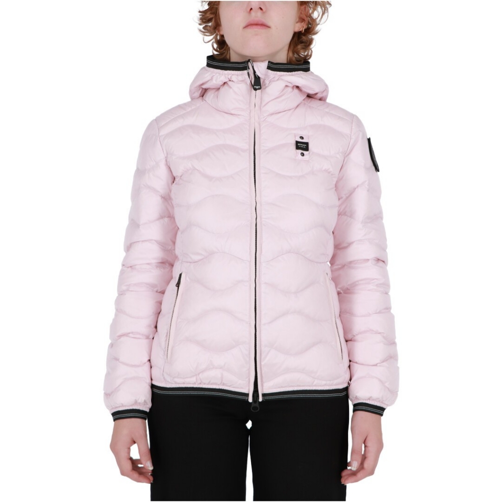 Piumino Blauer Usa Donna Onda Cappuccio Camelia 497GG PINK