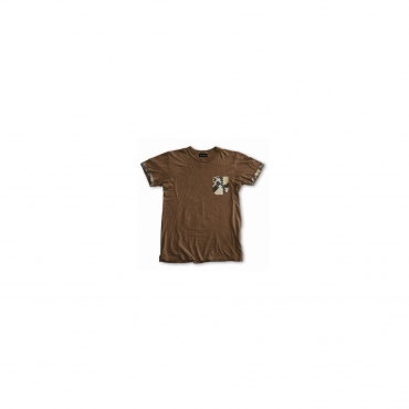 maglietta uomo heaven 45 t-shirt pocket snakeskin brown/snake unico