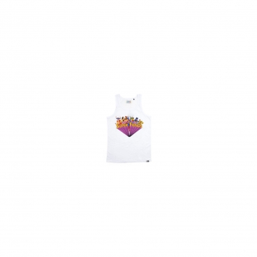 canotta uomo upper playground tank top super friends white unico