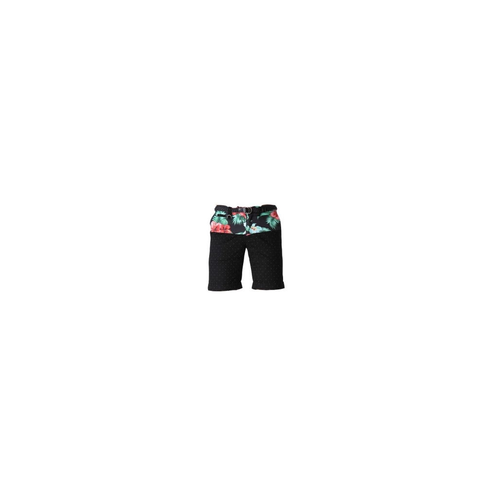 pantalone corto uomo two angle short yaloha black unico