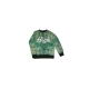 felpa girocollo uomo brooklyn haze sweatshirt crewneck high green all over unico