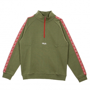 felpa leggera collo alto uomo udell DEEP LICHEN GREEN