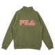 felpa leggera collo alto uomo udell DEEP LICHEN GREEN