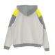 felpa leggera cappuccio uomo xtreme hoodie GREY/GREY HEATER/LEMON