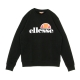 felpa leggera girocollo uomo crew neck BLACK