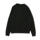 felpa leggera girocollo uomo crew neck BLACK