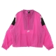 giacca a vento corta donna sportswear heritage jacket FIRE PINK/BLACK/WHITE/WHITE