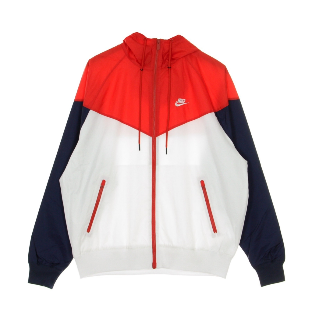 giacca a vento uomo he wr jkt hd WHITE/UNIVERSITY RED/MIDNIGHT NAVY/WHITE