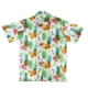 camicia manica corta uomo hawaiian shirt PINEAPPLE OFF WHITE