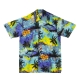 camicia manica corta uomo hawaiian shirt SUNSET BLUE