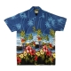 camicia manica corta uomo hawaiian shirt PARROT SCENE