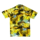 camicia manica corta uomo hawaiian shirt SUNSET YELLOW