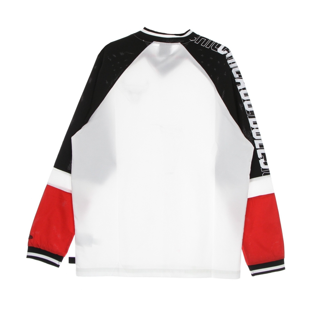 casacca uomo nba colour block long sleeve tee chibul WHITE/ORIGINAL TEAM COLORS