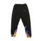 pantalone tuta leggero uomo multi flames BLACK