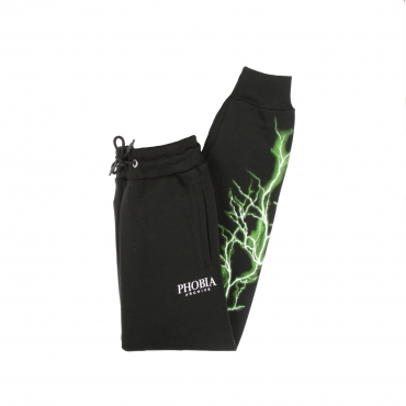 pantalone tuta leggero uomo green lightning pants BLACK/GREEN