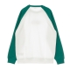 felpa leggera girocollo uomo baha raglan crew BRIGHT WHITE/TEAL GREEN