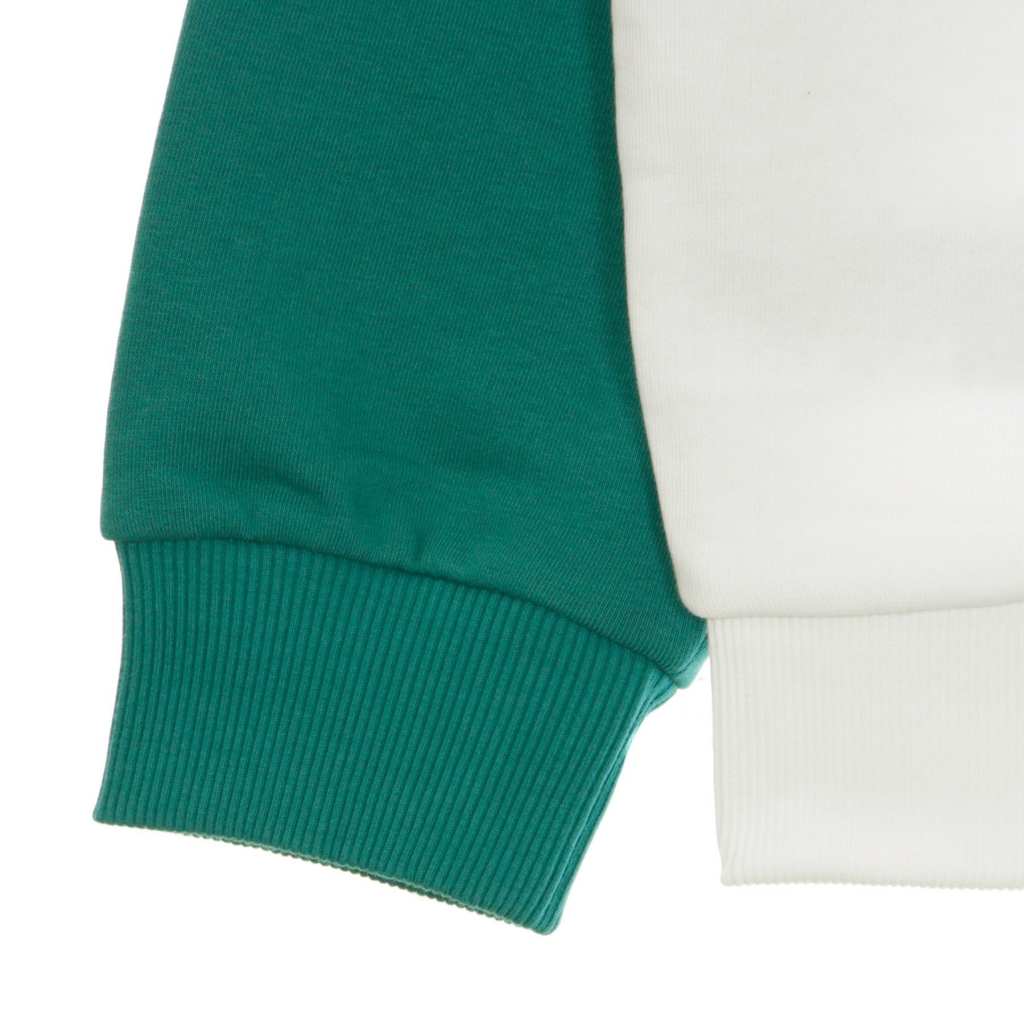 felpa leggera girocollo uomo baha raglan crew BRIGHT WHITE/TEAL GREEN