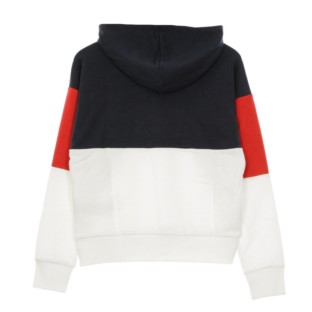 felpa leggera cappuccio donna sanja cropped hoody BLACK IRIS/BRIGHT WHITE/TRUE RED