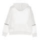 felpa leggera cappuccio donna tavora hoody BRIGHT WHITE/BLACK