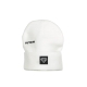 cappello uomo logo fold beanie WHITE