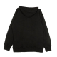 felpa leggera cappuccio uomo array raglan hood BLACK