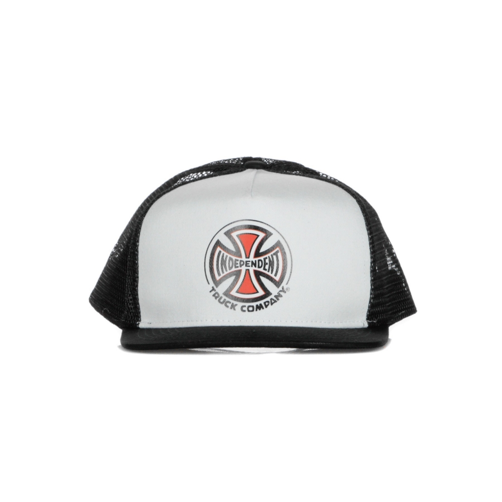 cappellino visiera piatta uomo truck co mesh WHITE/BLACK