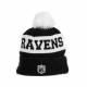 cappello pom pom uomo nfl 20 sport knit balrav BLACK/WHITE