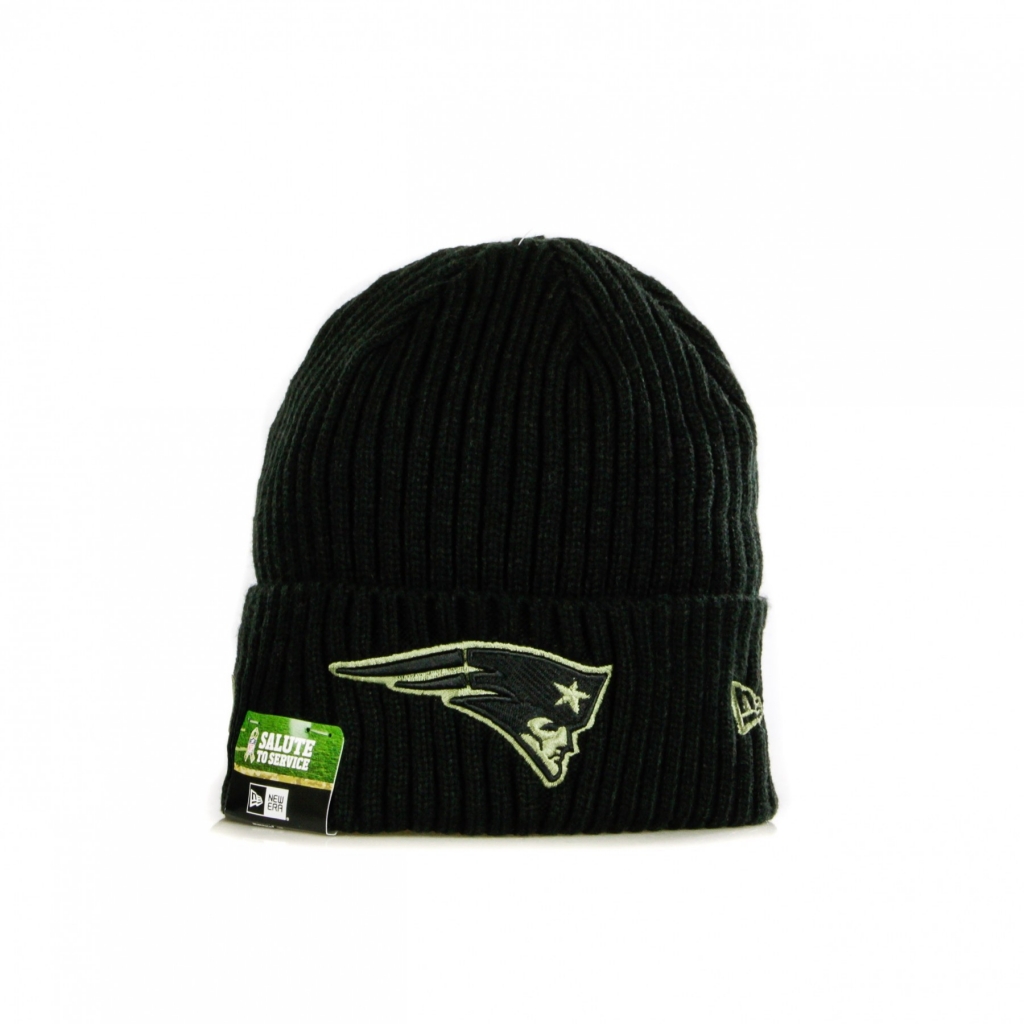 cappello uomo nfl 20 salute to service knit neepat BLACK/ARMY GREEN