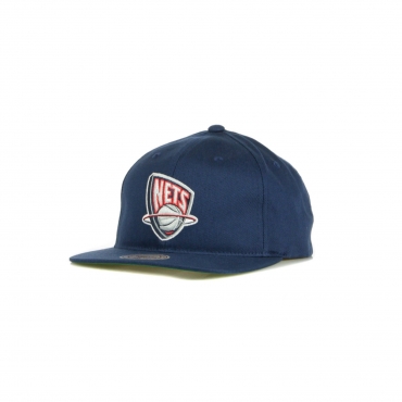 cappellino visiera piatta uomo nba team logo deadstock throwback snapback nejnet NAVY/ORIGINAL TEAM COLORS