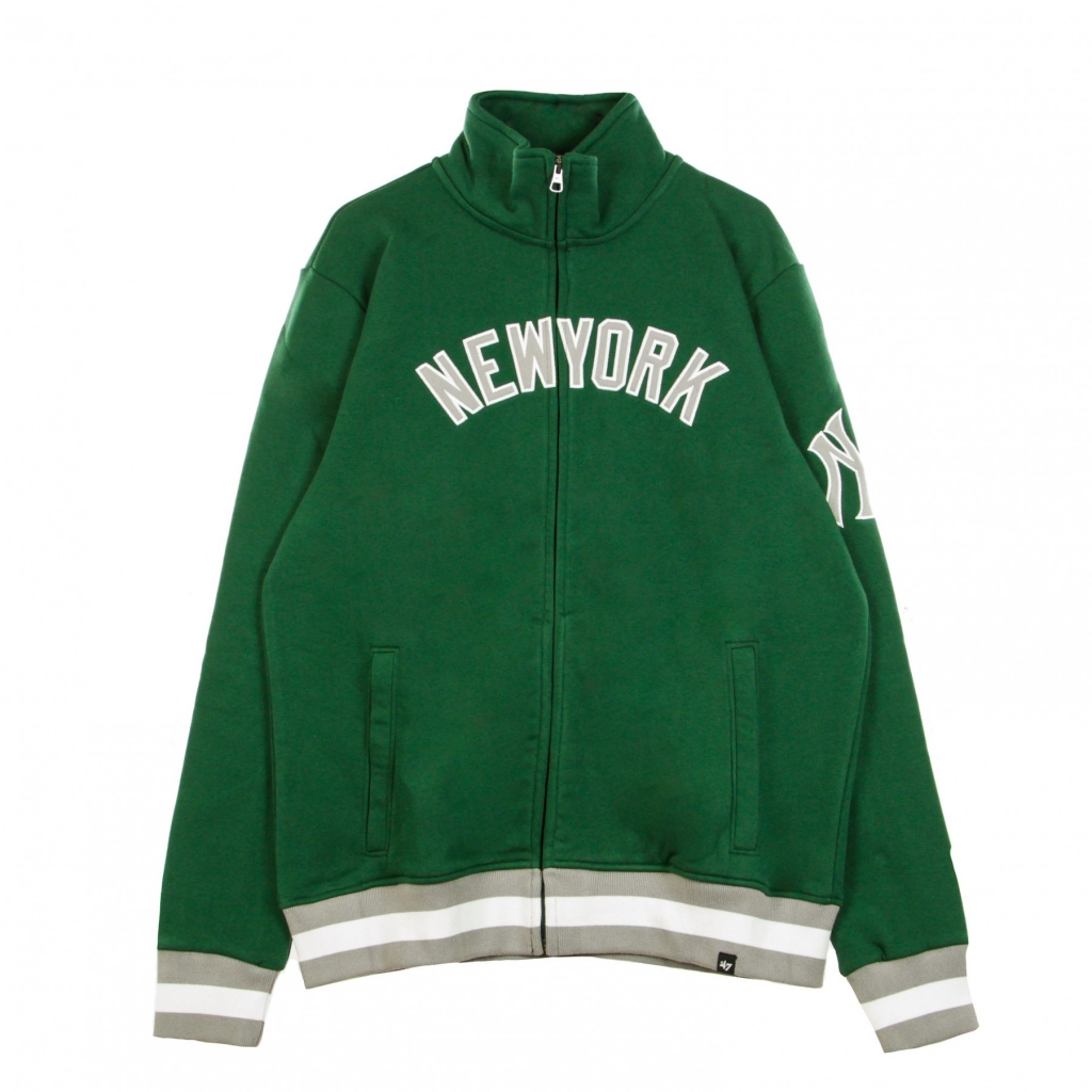 giacca tuta uomo mlb legendary track jacket neyyan DARK GREEN/WHITE