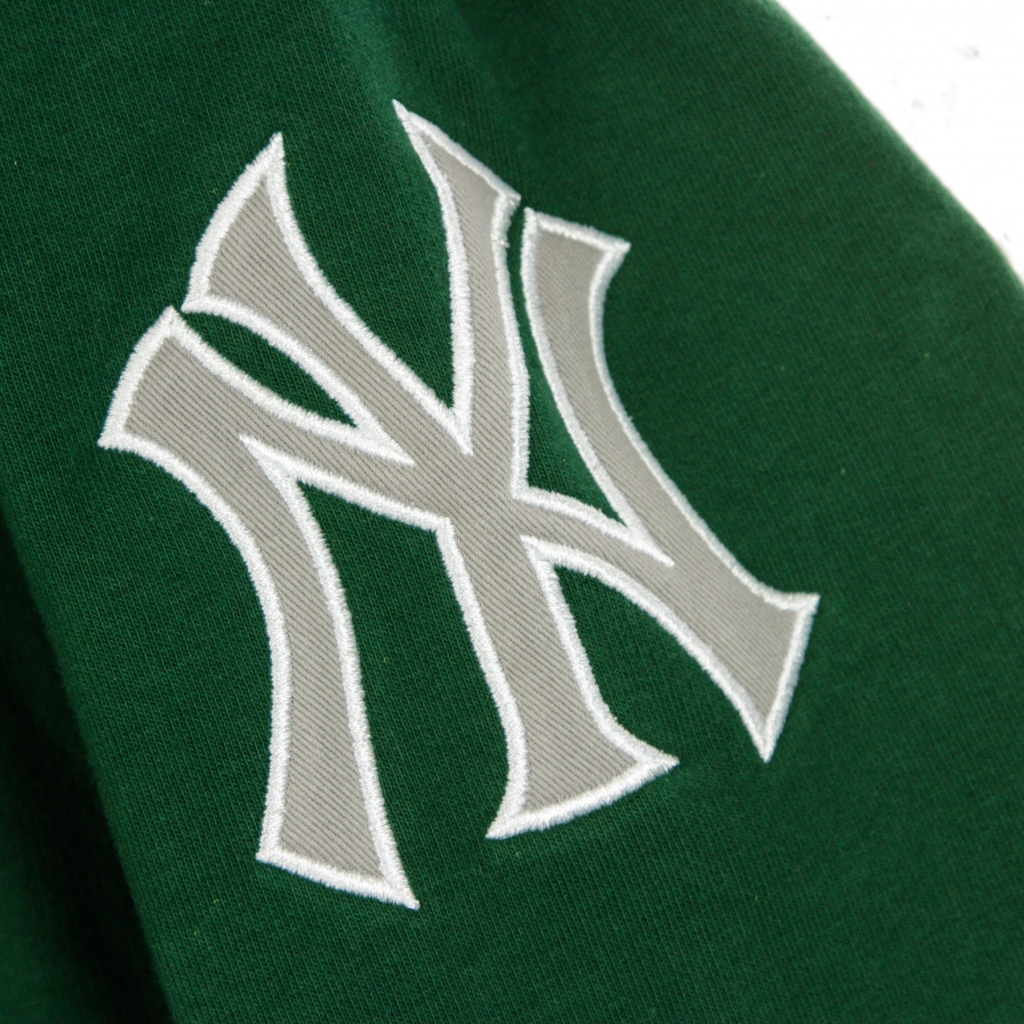 giacca tuta uomo mlb legendary track jacket neyyan DARK GREEN/WHITE