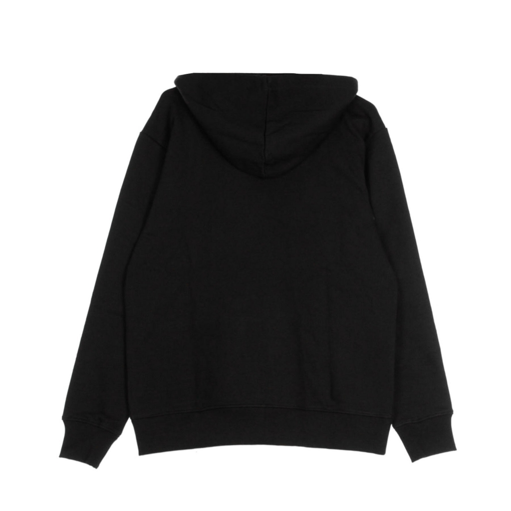 felpa leggera cappuccio donna flying v bf ft hoodie BLACK