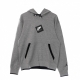 felpa leggera cappuccio uomo jumpman fleece hoodie CARBON HEATHER/BLACK