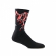 calza media uomo red lightning RED/BLACK