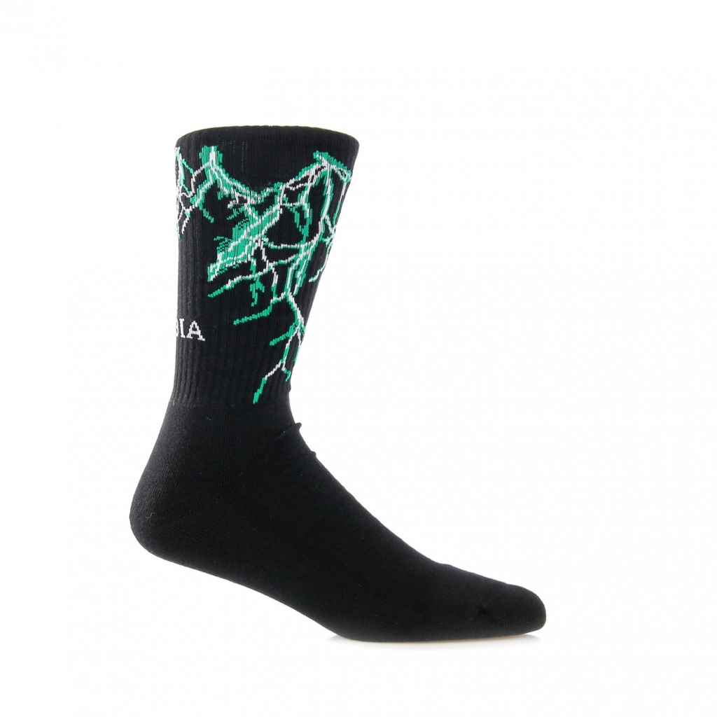 calza media uomo green lightning GREEN/BLACK