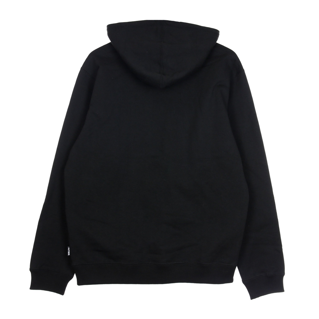 felpa leggera cappuccio uomo snitch hoodie BLACK