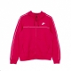 felpa leggera cappuccio zip donna w sportswear millenium essential fleece full-zip hoodie FIREBERRY/WHITE