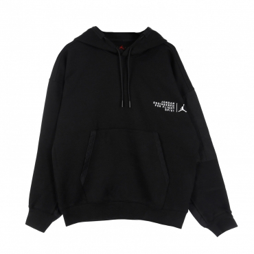 felpa leggera cappuccio uomo michael jordan  23 engineered fleece pullover hoody BLACK/WHITE