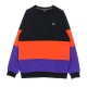 felpa leggera girocollo uomo level crewneck BLACK