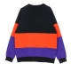 felpa leggera girocollo uomo level crewneck BLACK