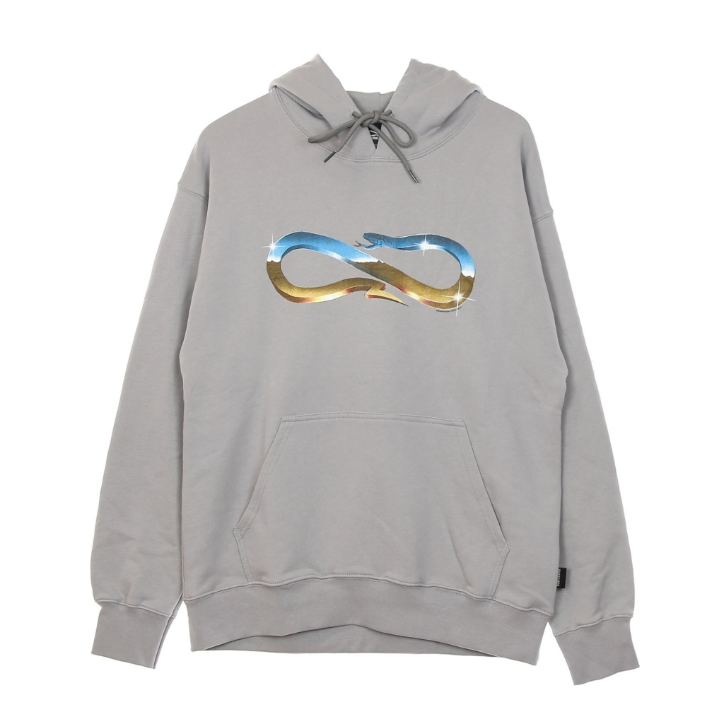 felpa leggera cappuccio uomo logo desert hoodie GREY