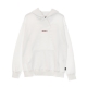 felpa leggera cappuccio uomo ribs biggie hoodie WHITE